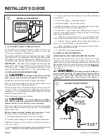 Preview for 2 page of American Standard 2A7A1018A Installer'S Manual