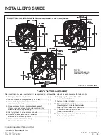 Preview for 8 page of American Standard 2A7A3018-060A1000A Installer'S Manual