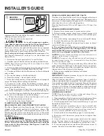 Preview for 2 page of American Standard 2A7A8030 Installer'S Manual