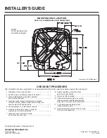 Preview for 8 page of American Standard 2A7A8030 Installer'S Manual