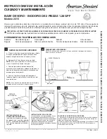 Preview for 5 page of American Standard 3128.018.021 - 3128.018.021 Baby Devoro High Installation Instructions Manual