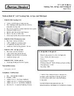 American Standard 3260.210.AXX Specification Sheet preview