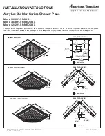 Preview for 1 page of American Standard 3636Y1.SR-.XXX Installation Instructions