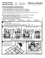 American Standard 3698 Installation Instructions предпросмотр