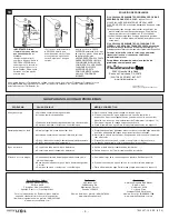 Предварительный просмотр 8 страницы American Standard 3851A Installation Instructions Care And Maintenance