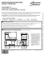 Предварительный просмотр 9 страницы American Standard 3851A Installation Instructions Care And Maintenance