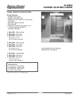 American Standard 4242.STE1 Specification Sheet preview