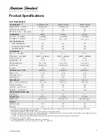 Preview for 5 page of American Standard 4A6V8024A1000B Service Facts