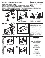 American Standard 5280.510 Installation Instructions предпросмотр