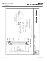 Предварительный просмотр 2 страницы American Standard 6000.STE1 Specification Sheet