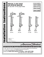 American Standard 6047.800 Installation Instructions Manual preview