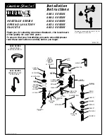 American Standard 6801 Series Installation Instructions предпросмотр