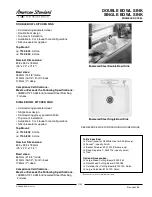 American Standard 7144 Specification Sheet предпросмотр