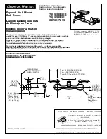 Предварительный просмотр 1 страницы American Standard 7295 Series Installation Instructions