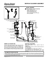 Предварительный просмотр 1 страницы American Standard 7837.024 Specification Sheet