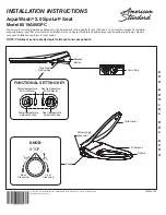 American Standard 8019A60GPC Installation Instructions Manual preview