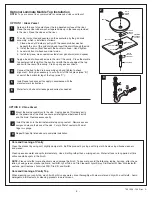 Предварительный просмотр 4 страницы American Standard 9445.124.339 - 9445.124.339 Cardiff Vessel Stand Contemporary Style Vanity Assembly And Installation Instructions Manual