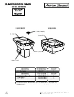 American Standard 9504 Specification Sheet предпросмотр