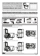 American Standard ACACIA-E TF-2307 Installation Manual preview