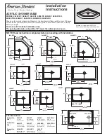 Preview for 1 page of American Standard Acrylic 3232.ST Installation Instructions