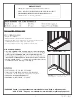 Preview for 2 page of American Standard Acrylux Builder Series Shower Bases 3232Y1.ST.XXX Installation Instructions