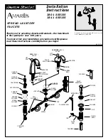 American Standard Amarilis 3801 SERIES Installation Instructions предпросмотр