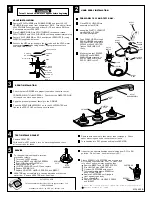 Preview for 2 page of American Standard Amarilis Heritage Kitchen Faucet 8280 Installation Instructions