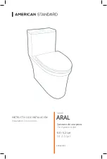 Preview for 1 page of American Standard ARAL Installation Instructions Manual