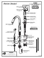 Предварительный просмотр 5 страницы American Standard Arch Control Kitchen Faucet 4101.301 Installation Instructions