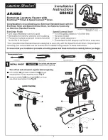 American Standard Ariana 6024EZ Installation Instructions Manual preview