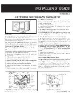 American Standard ASYSTAT605 Installer'S Manual preview