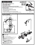 Предварительный просмотр 1 страницы American Standard Bath/Shower Trim Kit T331.000 Installation Instructions