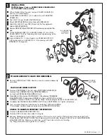 Preview for 2 page of American Standard Bath/Shower Trim Kits T373.500 Installation Instructions