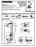 Предварительный просмотр 1 страницы American Standard Bath/Shower Trim Kits T385.507 Installation Instructions