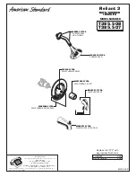 Предварительный просмотр 4 страницы American Standard Bath/Shower Trim Kits T385.507 Installation Instructions