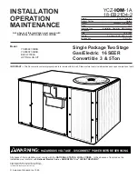 American Standard BAYLIFT002A Installation & Maintenance Manual preview