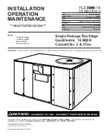 Preview for 1 page of American Standard BAYLIFT002A Installation & Maintenance Manual