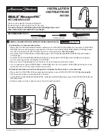 American Standard BEALE MeasureFill Installation Instructions And Technical Information preview