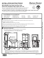 American Standard BOULEVARD 2891 Installation Instructions Manual preview