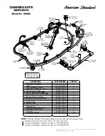 American Standard Cadenza Elite 6060E Parts List preview