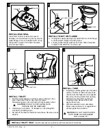 Предварительный просмотр 2 страницы American Standard Cadet 1.6 GPF Two-Piece Pressure Assisted Toilets 2366 Installation Instructions