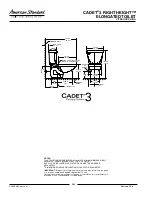 Предварительный просмотр 2 страницы American Standard Cadet 2386.012 Specifications