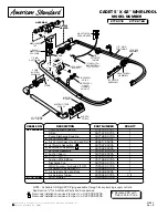 American Standard Cadet 2772.018H Parts List preview