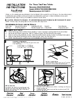 American Standard Cadet 3600 Installation Instructions предпросмотр