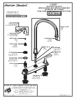 Предварительный просмотр 1 страницы American Standard Cadet 6424 Series Parts List