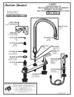 Предварительный просмотр 2 страницы American Standard Cadet 6424 Series Parts List