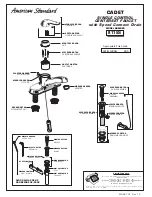 Preview for 2 page of American Standard Cadet 8115 Parts List