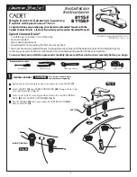 Предварительный просмотр 1 страницы American Standard CADET 8115F Installation Instructions Manual