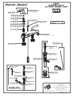 American Standard Cadet 8125 Parts List предпросмотр