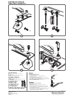 American Standard Cadet 8413 Series Installation Instructions предпросмотр